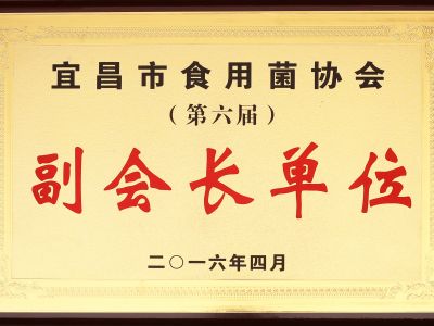 裕禾菌業(yè)獲誠宜昌食用菌協(xié)會(huì)副會(huì)長